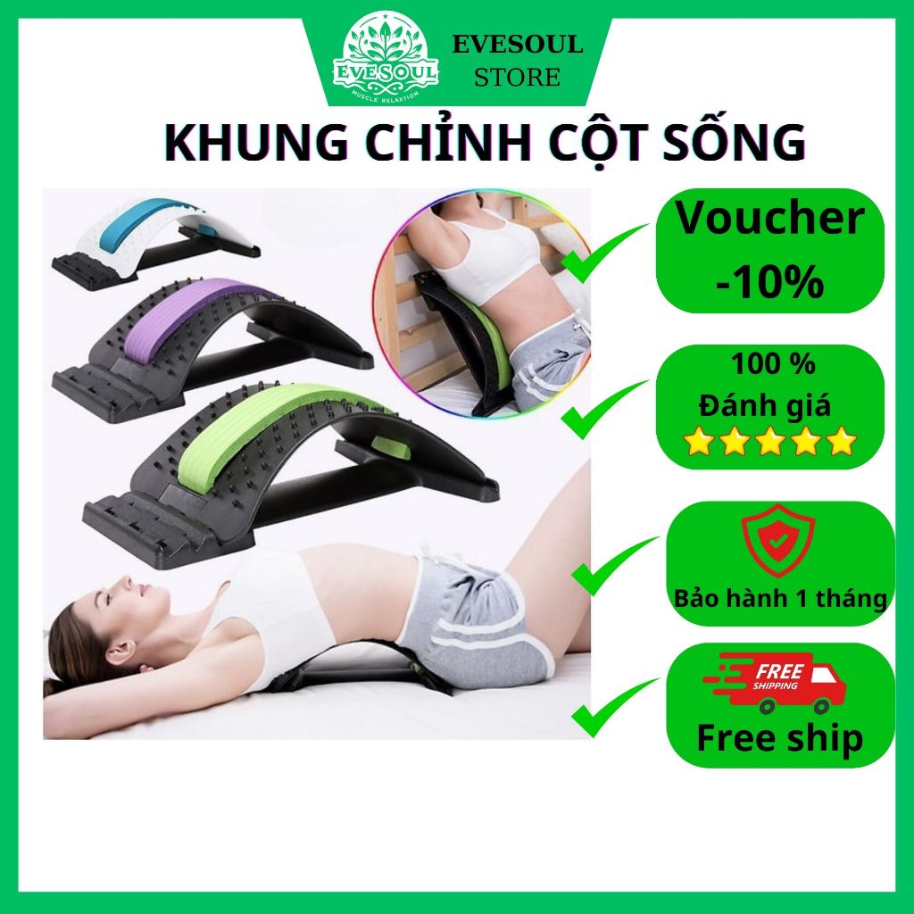 Khung Nắn Chỉnh Cột Sống, Dụng Cụ Massage, khung nắn định hình lưng, cổ