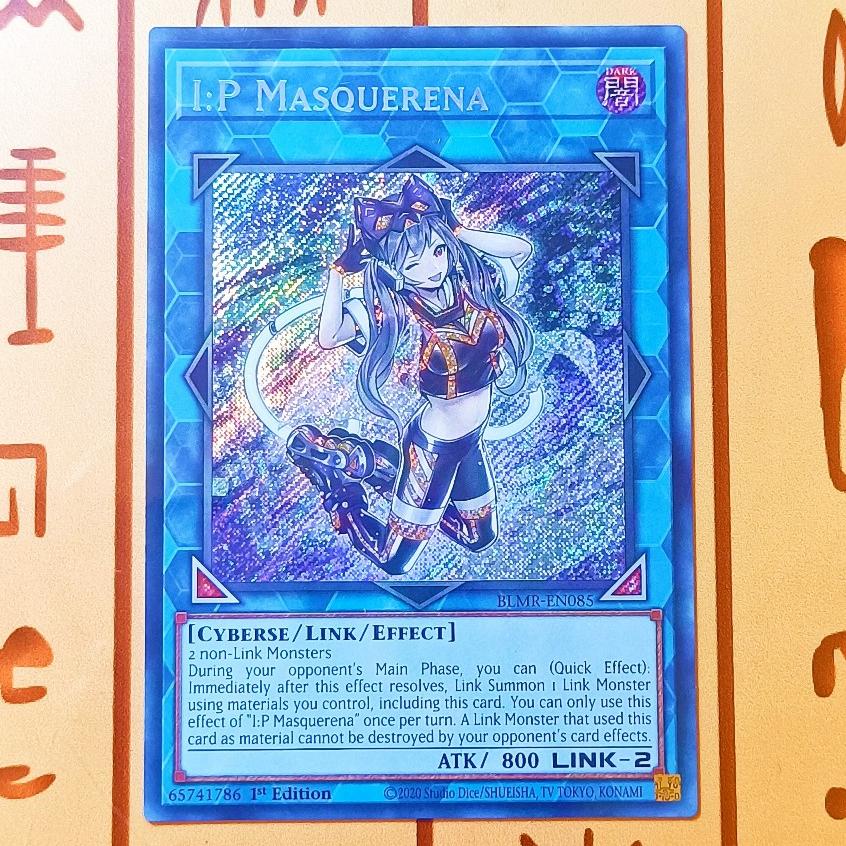 Thẻ bài Yugioh! I:P Masquerena - BLMR-EN085 - Secret Rare 1st Edition