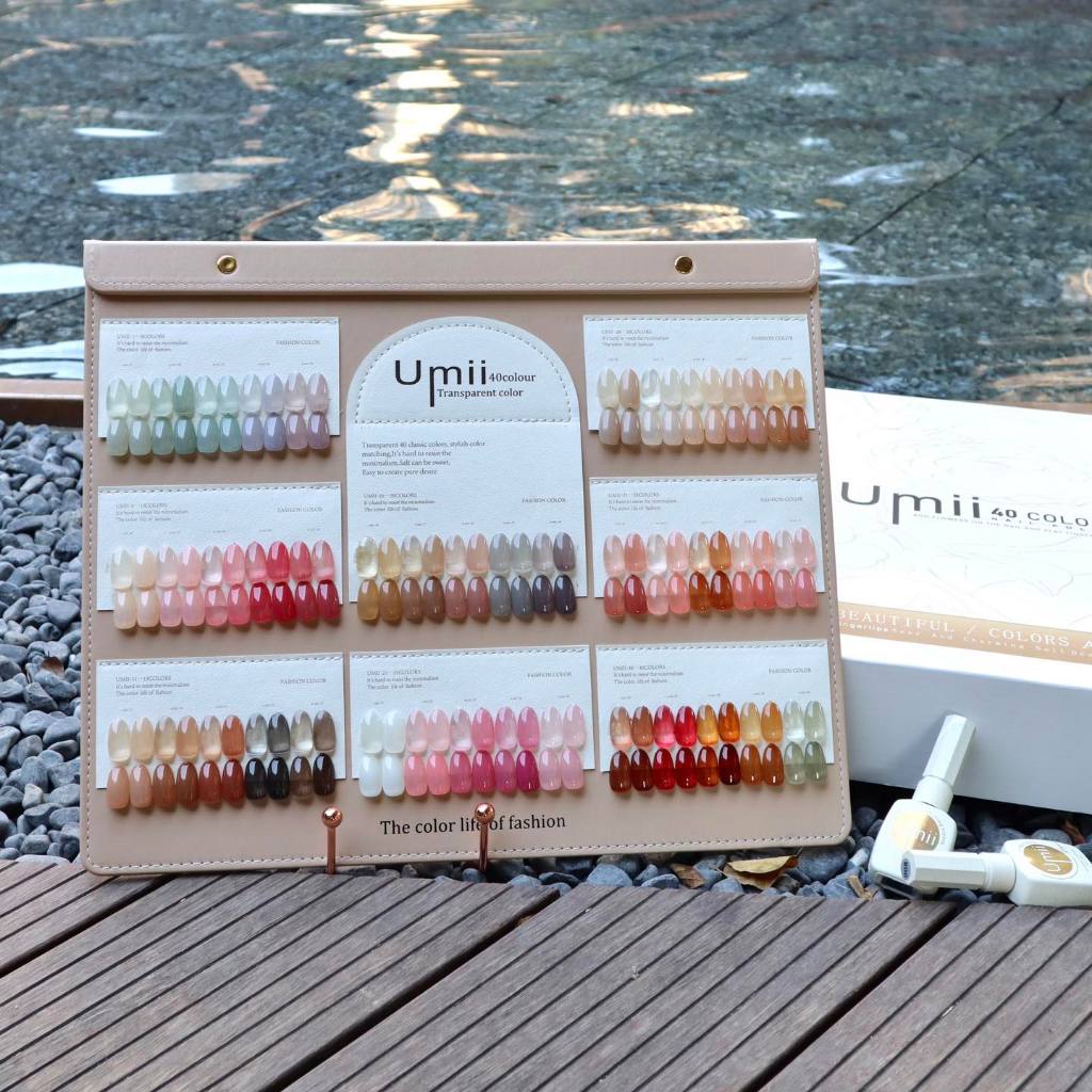  Phụ kiện nail - Set thạch đục Umii 40 màu 