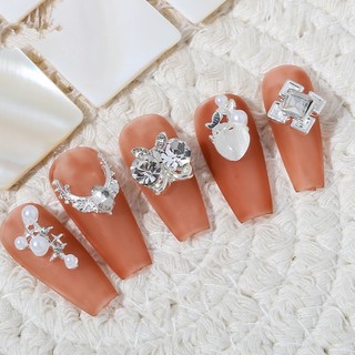 Charm đính đá pha lê nail cao cấp siêu sáng, siêu HOT
