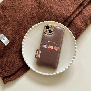 Ốp iphone full viền hoạ tiết happy day