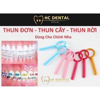 Thun đơn - Ligature Tie - Thun rời, Thun cây, Thun cột mắc cài, Thun cây gắn mắc cài - Loại tốt, Chất lượng cao