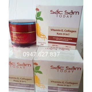 Kem sắc sâm today dưỡng trắng da tái tạo ngừa lão hóa 20g