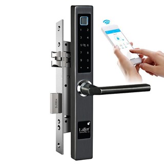 APP TTlock Khoá cửa nhôm xingfa, nhựa lõi thép, sắt, gỗ xài vân tay ngoài trời Elock Germany Technology 5 cách mở