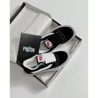 Giày Vans Knu Skool Black White