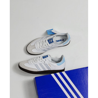 [ sugar] Giày Adidas Samba OG ‘White Halo Blue’ full box