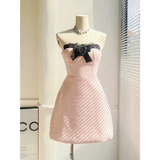 ( Chang Dress ) Đầm cúp ngực nơ
