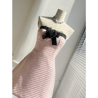 ( Chang Dress ) Đầm cúp ngực nơ