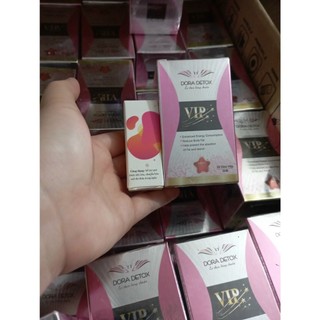Combo siêu giảm mỡ dora detox vip + viên xẹp bụng đêm dora night