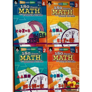 180 days of math trọn bộ 1-4 bản đẹp