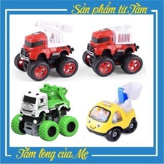 Đồ Chơi Xe Ô Tô Công Trình Xây Dựng Chạy Đà Cho Bé