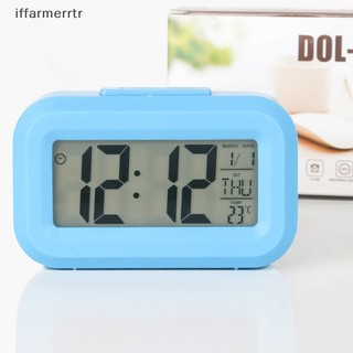 Đồng hồ led điện tử để bàn đồng hồ mini báo thức ngày tháng nhiệt độ phòng decor bàn học