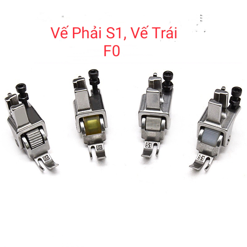 Chân vịt chống nhăn bánh xe 1 ly Tra Khoá, Trần Bông dùng cho máy may 1 kim công nghiệp