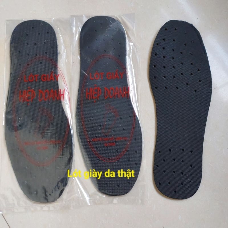 [combo 2 đôi] Lót giày da thật đục lỗ bền đẹp