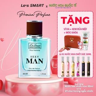 🎁 Nước hoa nam chính hãng thơm lâu, Dầu Thơm lịch lãm cho nam- Nồng độ EDP dung tích 50ml - S.e.x.y Man Nuochoaquocte