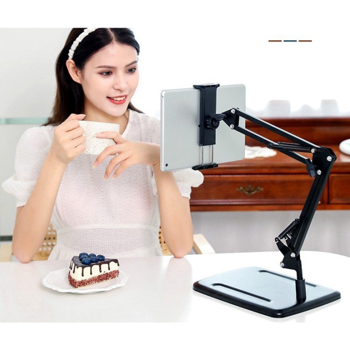 Giá Đỡ Kẹp Máy Tính Bảng, Ipad Để Bàn Khớp Nâng Xoay 360 Độ Đa Năng Vocal Stents, Bách Hoá Thuận Dun