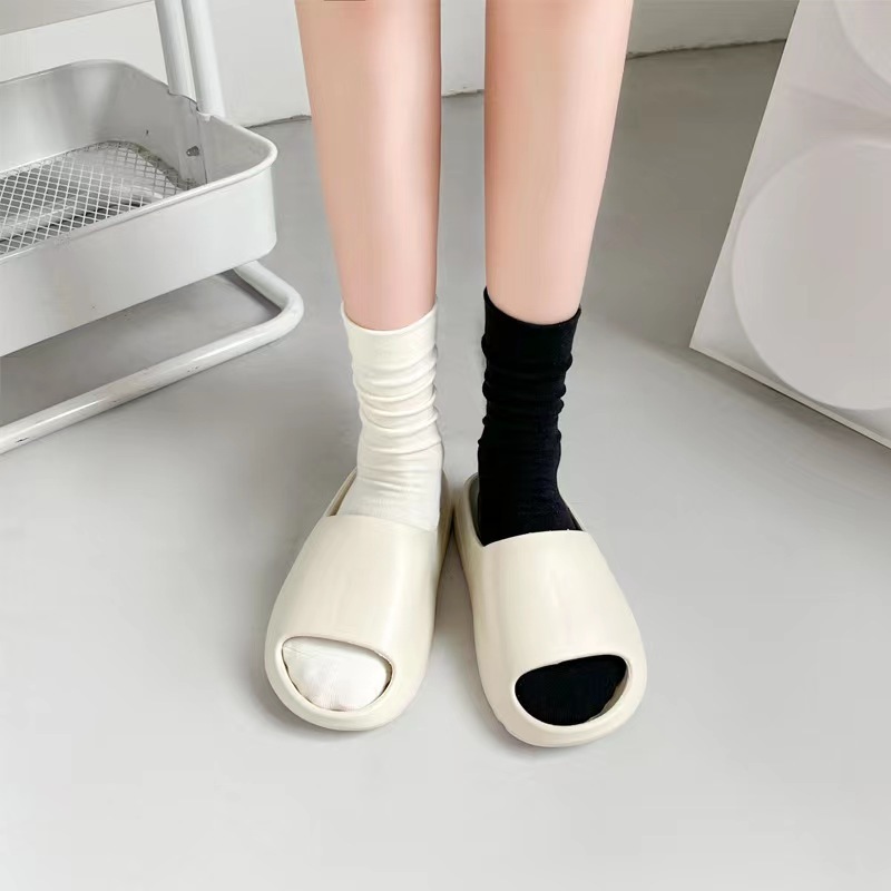 Tất cổ cao chất liệu cotton thoáng khí, phong cách basic