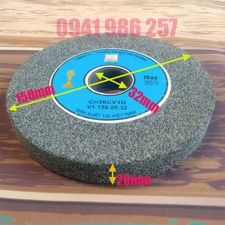 Đá mài tròn, kích thước 150mm, trục 32mm