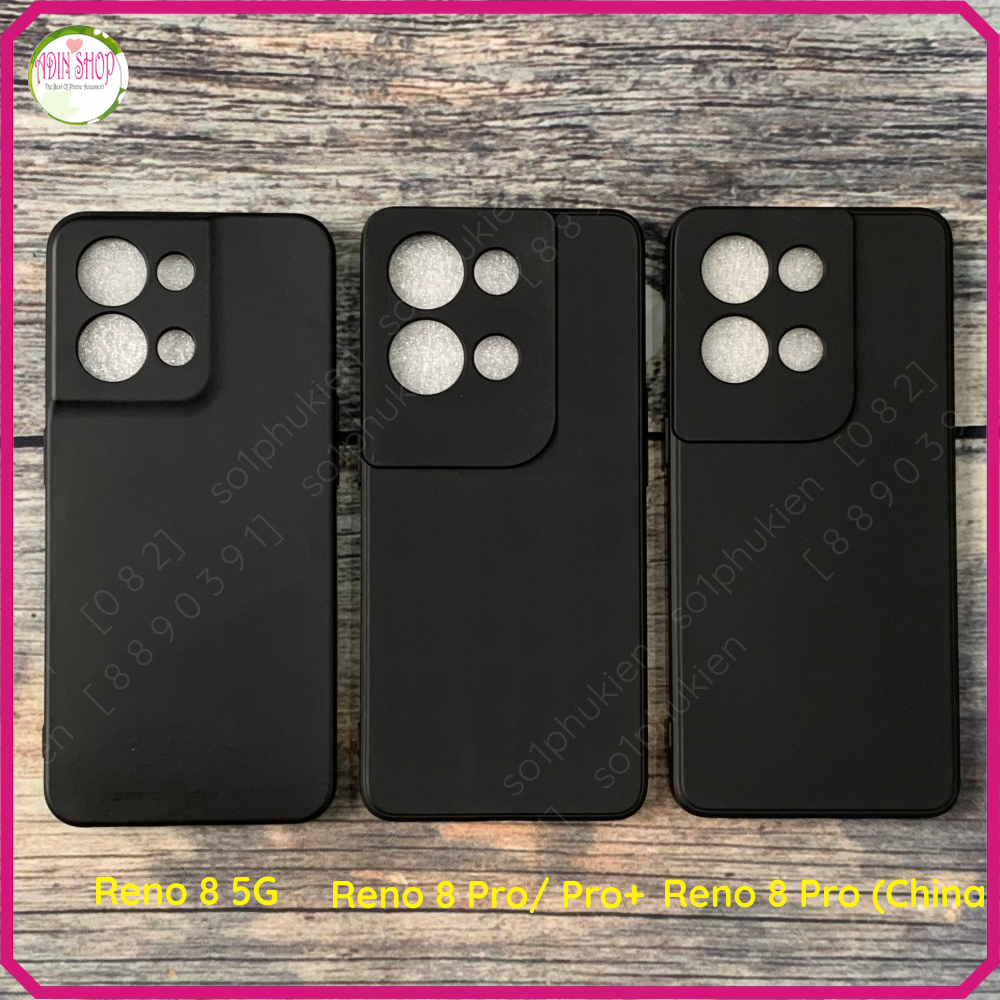 Ốp lưng Oppo Reno 8 5G/Reno 8 pro 5G/Reno 8 Pro+ (Plus)/Reno 8 Pro (bản quốc tế & bản nội địa) dẻo đ