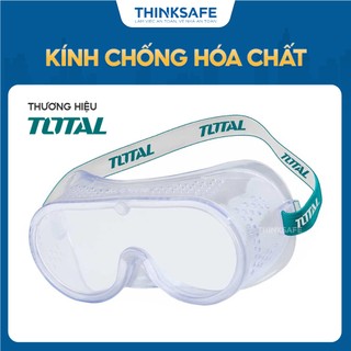 Kính chống hóa chất Total TSP302 trong suốt, nhẹ, độ bền cao, dễ quan sát, chất liệu nhựa pvc Kính bảo hộ - Thinksafe