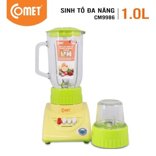 Máy xay sinh tố cối thủy tinh 1.25L 300W COMET - CM9986