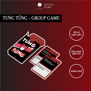 Bộ bài drinking game song ngữ Tưng Tửng cho hội bạn, boardgame chơi uống rượu cực vui Ừng Ực