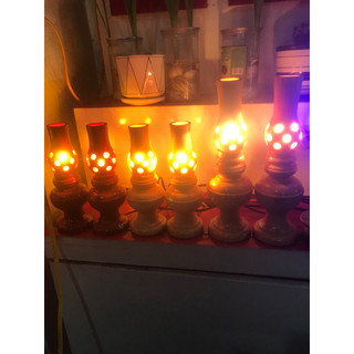 ĐÈN ĐIỆN CÔNG GIÁO- ĐÈN GỖ THỜ 1đôi