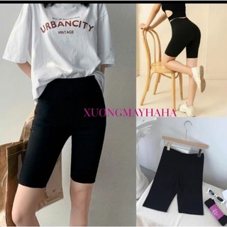 Quần Legging Đùi Cuộn Tím Siêu Hot