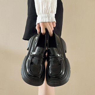 Giày đốc giày oxford nữ đế 6cm tết quai ngang siêu xinh siêu sang chảnh chất da mềm GD017