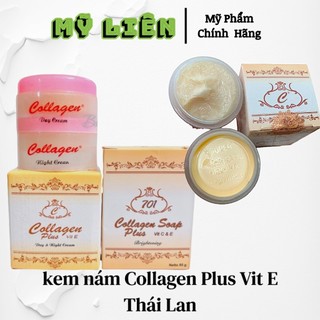 Chính hãng tem vàng dập chữ - kem nám collagen plus vit e thái lan