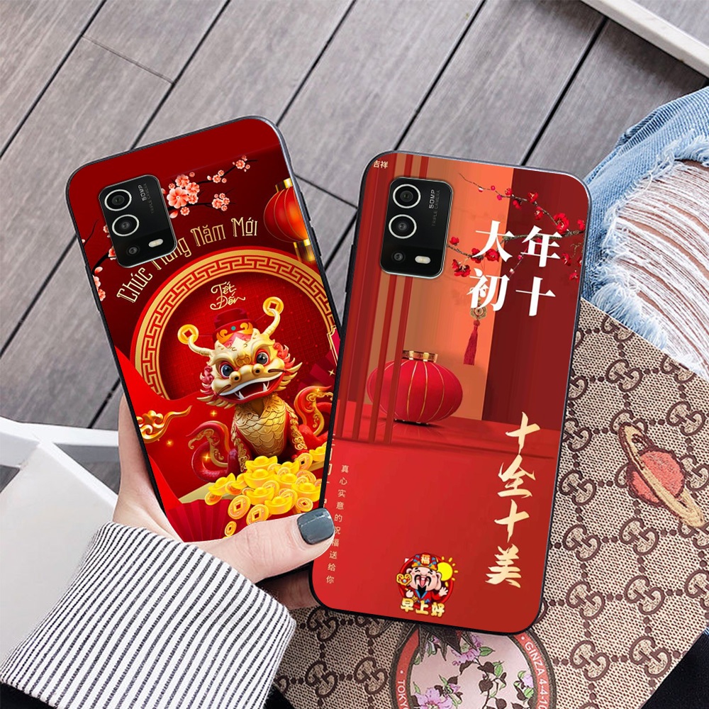 Ốp lưng oppo a55 4g / oppo a55 5g in hình tết giáp thìn