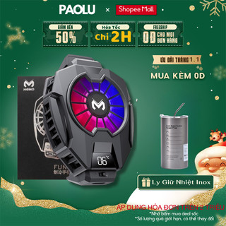 Quạt tản nhiệt điện thoại memo dl05 paolu cosmetic official chơi game mobile pubg ff liên quân tốc chiến