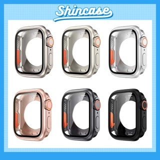 Ốp Lưng Bảo Vệ Có Mặt Kính PC Siêu Cứng, Siêu Bền - Cho iWatch Series 9/8/7/SE/6/5/4/3/2/1 - 49/45/44/42/41/40/38/mm
