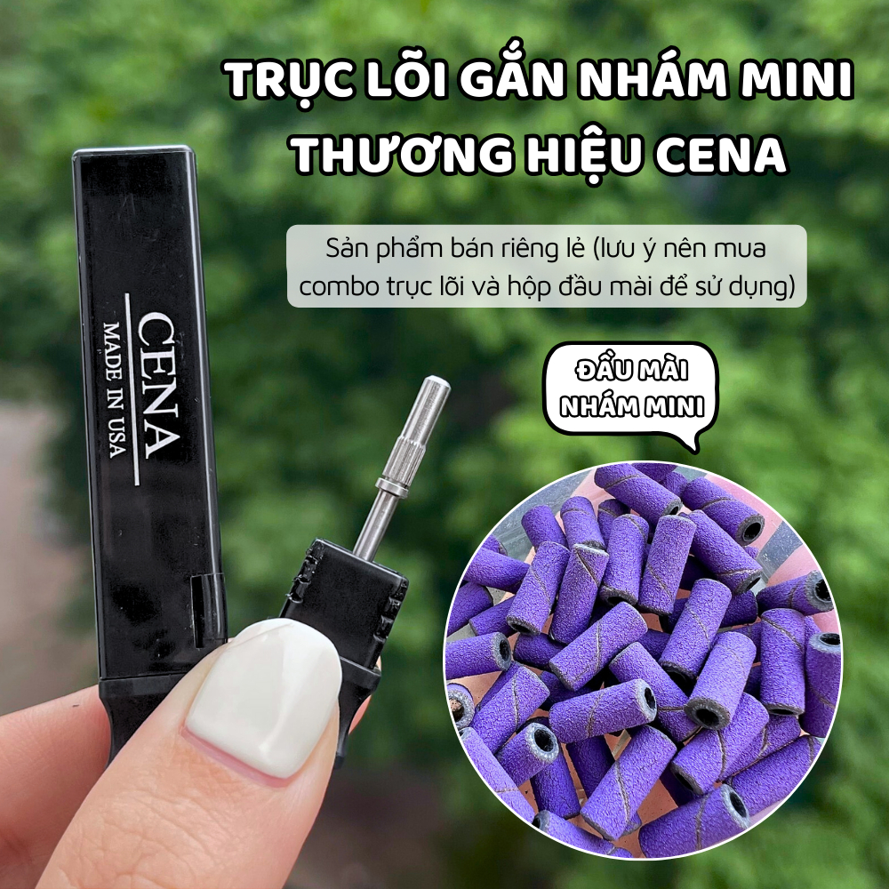 Lõi nhám mini CENA gắn vỏ mài nhám nail NGHI THẢO