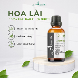 Tinh Dầu Thiên Nhiên AROMA LIFE Hoa Lài Jasmine Essential Oil Tạo Mùi Xông Phòng Chính Hãng