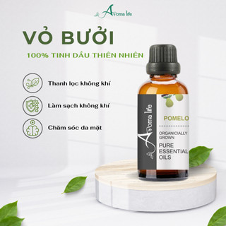 Tinh Dầu Thiên Nhiên AROMA LIFE Vỏ Bưởi Pomelo Essential Oil Tạo Mùi Xông Phòng Chính Hãng