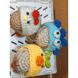 móc khóa len CAPYBARA (chuột lang nước) đội mũ - handmade