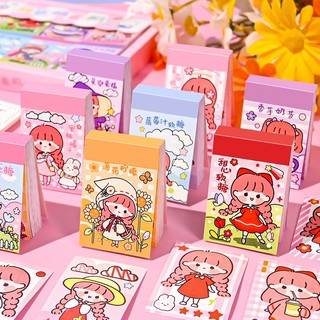 Sổ sticker mini nhiều hình dán dễ thương dùng để trang trí