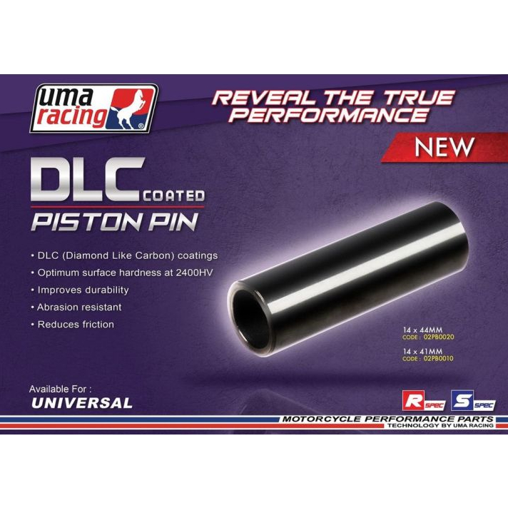 Ắc Piston Uma dành cho EXCITER ( Có 2 size : 14*41mm , 14*44mm )