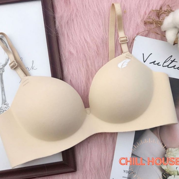 Áo lót nữ, áo ngực nữ su Lông Vũ, không gọng, đệm dày bàn tay nâng ngực chống xệ - CHILLHOUSE | BigBuy360 - bigbuy360.vn