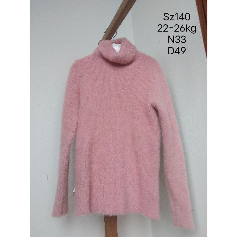 Áo len, áo len lông thỏ 2hand cho bé gái