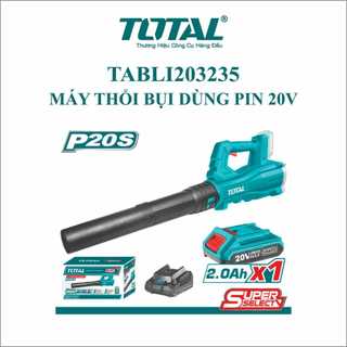 Máy thổi bụi, thổi lá dùng pin Total TABLI203235( 1 pin 2ah + 1 sạc)