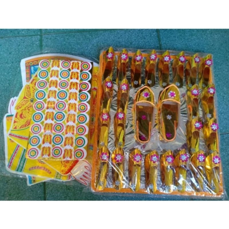 Đồ Cúng Mụ màu vàng (Đầy tháng, Thôi nôi, Đầy căn)