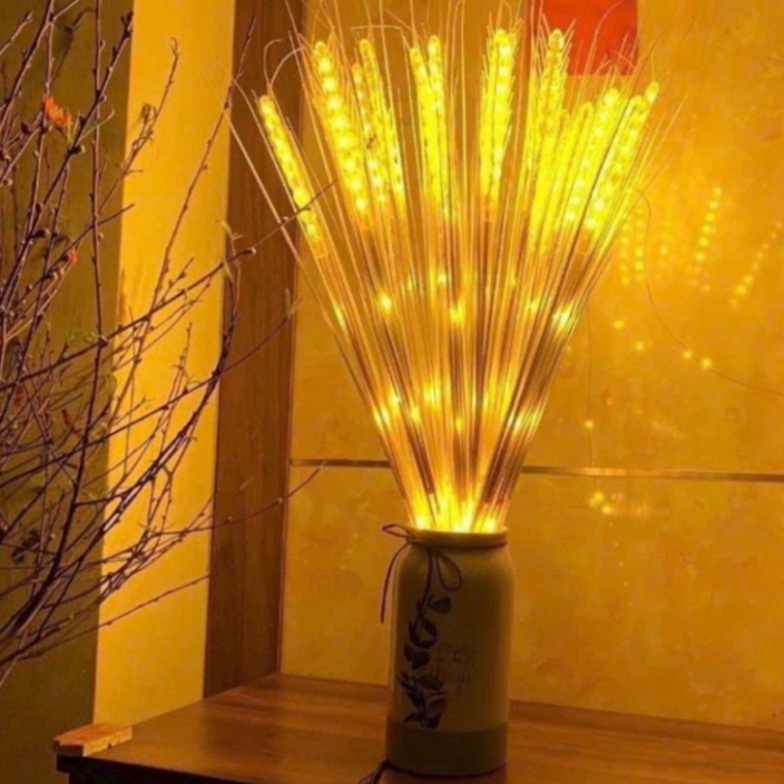 Đèn Led Bông Lúa Vàng Trang Trí Ban Thờ, Phòng Khách Lễ Tết, Hàng Loại 1 Cao Cấp ( didooglt )