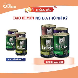 Pate lon cho mèo Refleks, Pate Refleks Plus cho mèo 400gr