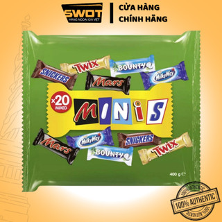  Socola Mix Minis Đức 400G Chocolate mix nhiều vị Đức cao cấp thơm ngon thượng hạng giàu dưỡng chất bổ dưỡng - SWOT 