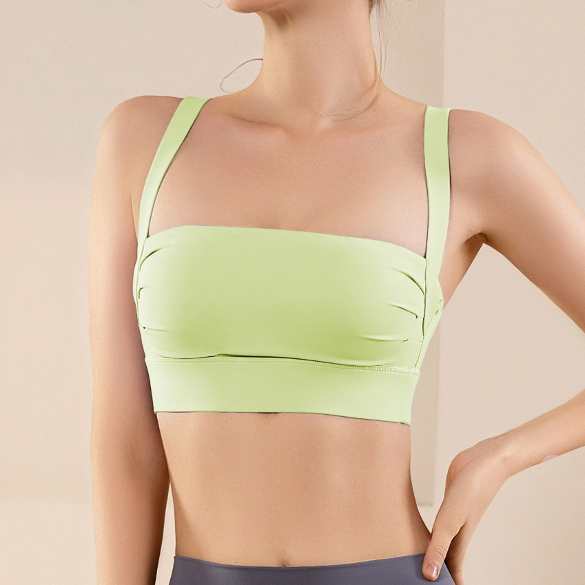 Áo Bra Dây Hở Lưng Tập Gym Yoga Zumba, Aerobic, Thể Thao, Chất Vải Lulu Áo Ngực Co Dãn Thấm Hút Mồ Hôi EVASPORT