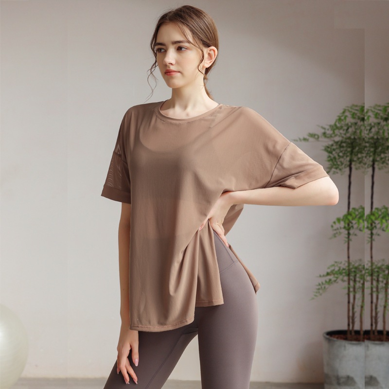 Áo Thun Thể Thao Freesize, Áo Thun Rộng Nữ Tập Gym, Yoga, Aerobic, Chạy Bộ, Thoáng Mát, Thấm Hút EVASPORT