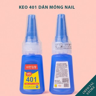 Keo 401 dán móng nail - Keo dán đa năng Hàn Quốc loại tốt chuyên dụng cho dân làm móng