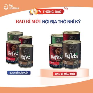 Pate cho chó REFLEKS cao cấp, bổ sung dinh dưỡng cho thú cưng lon 400g